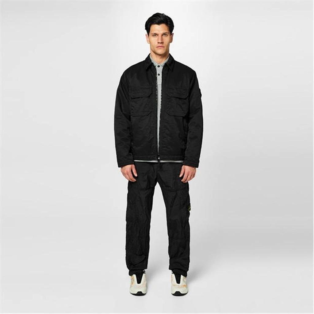 Stone Island Nylon Metal Overshirt - Black